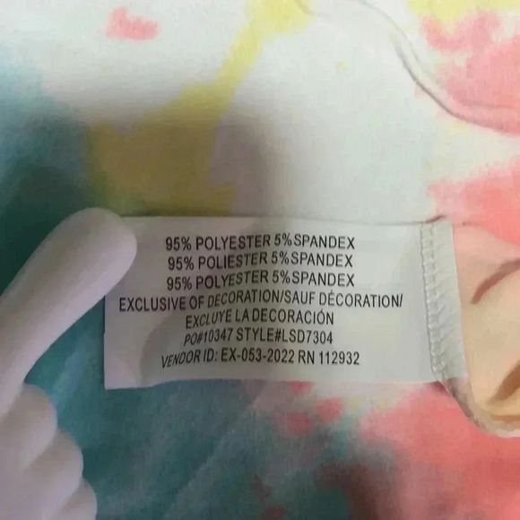 Kiwi and punch Miami swim cover up tie dye size medium - Picture 2 of 10